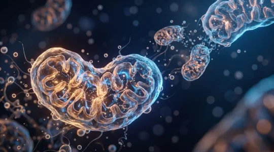 A conceptual representation of mitochondrial biogenesis and cellular energy production for enhanced mental stamina