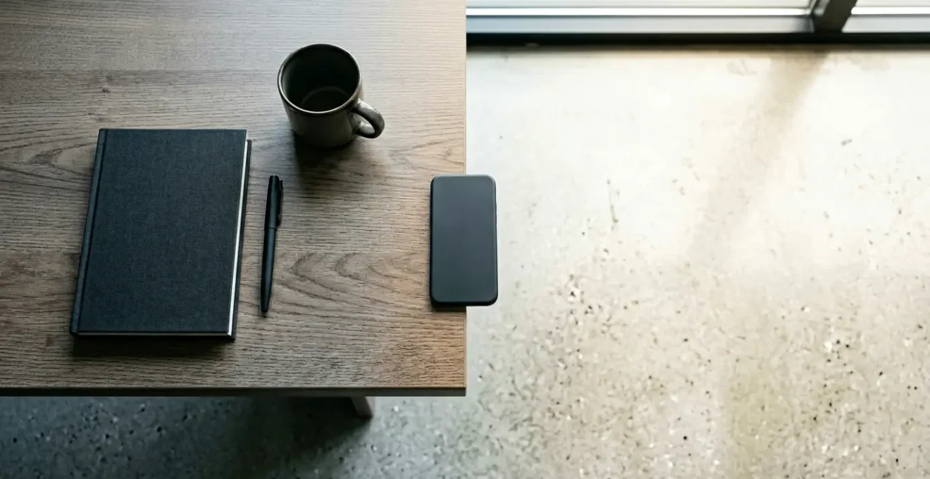 Professional setting digital work boundaries concept