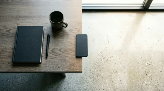 Professional setting digital work boundaries concept