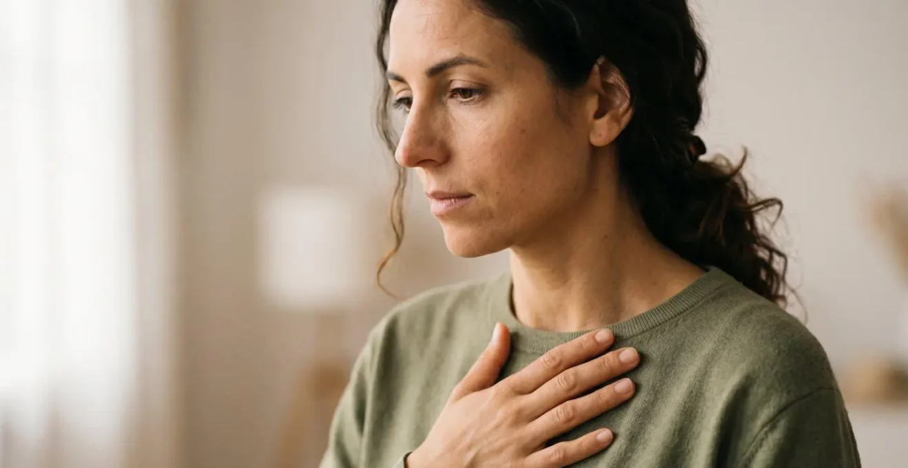 Human emotional perspective showing the silent internal cardiovascular stress caused by elevated insulin levels before diabetes diagnosis
