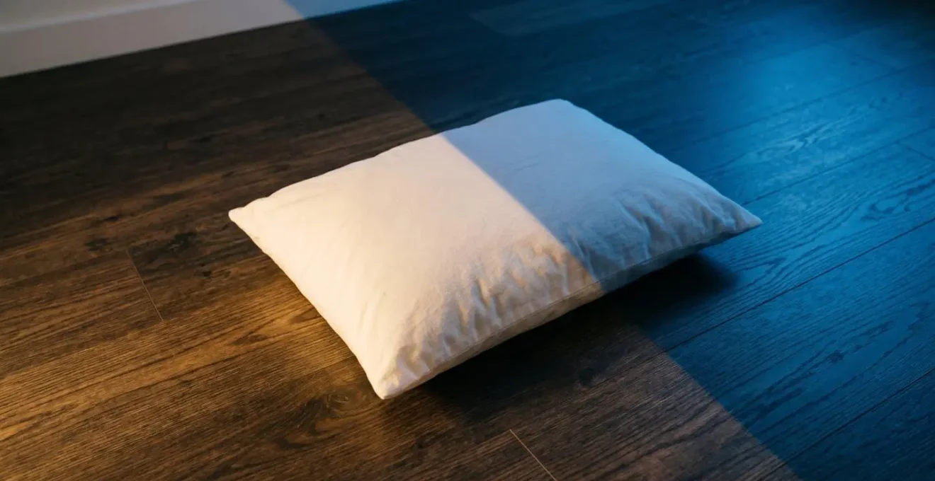 Abstract representation of disrupted sleep-wake cycles and cardiovascular stress